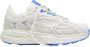 Mercer Amsterdam Mercer The Re-Run Max Suede white blue Suede Unisex - Thumbnail 1