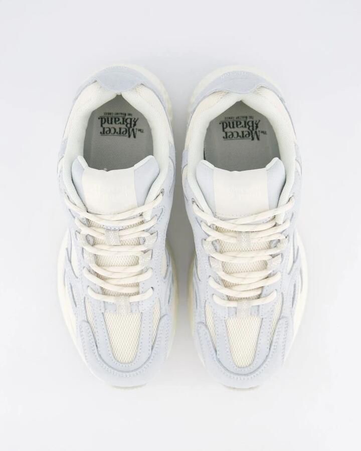 Mercer Amsterdam Blauwe Suede Re-Run Max Sneakers