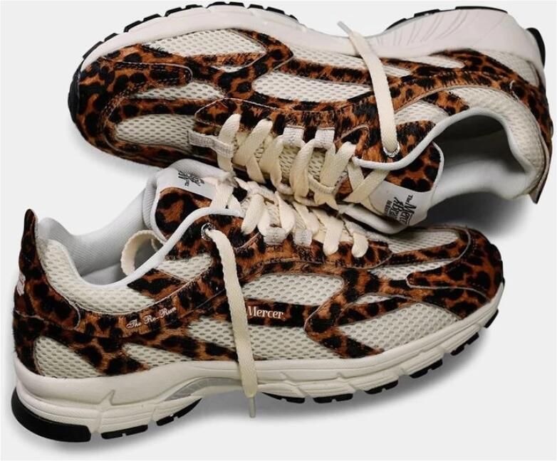 Mercer Amsterdam Leopard Re-Run Damesmode Sneakers