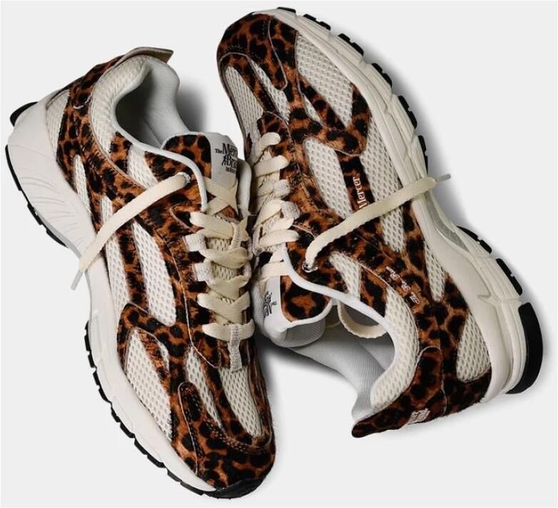 Mercer Amsterdam Leopard Re-Run Damesmode Sneakers - Foto 4