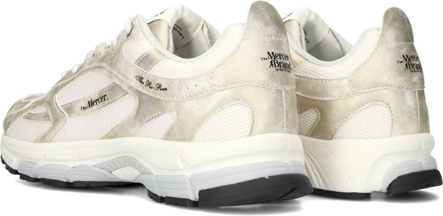 MERCER AMSTERDAM Lage Sneakers Dames The Re-run Metallic Textiel Wit - Foto 3