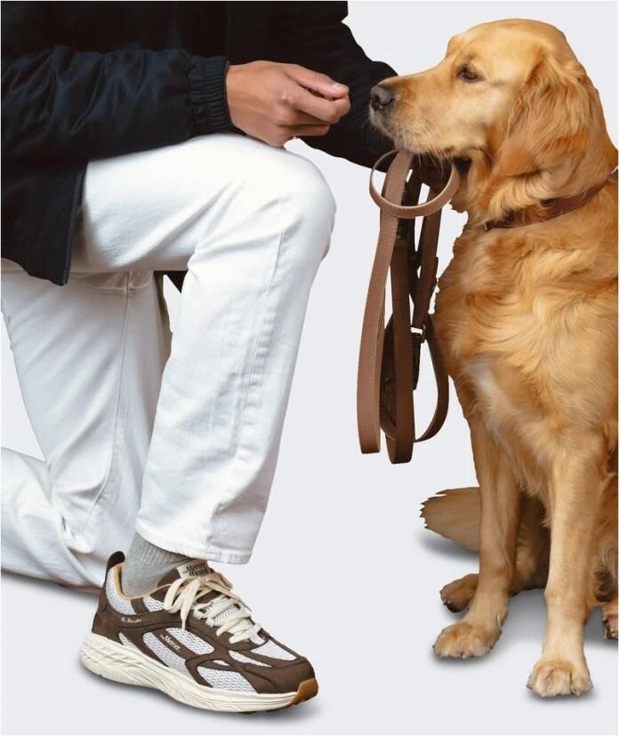 MERCER AMSTERDAM Lage Sneakers The Re-run Max Suède Bruin