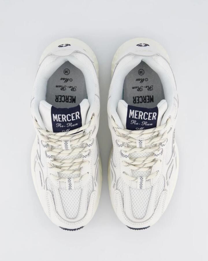 MERCER AMSTERDAM Lage Sneakers Dames The Re-run Max Nappa Maat: 38 Materiaal: Textiel Kleur: Wit
