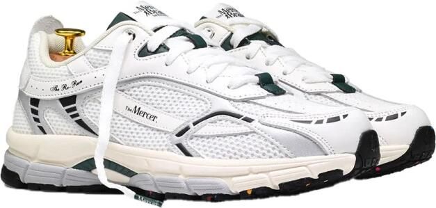 The Mercer Brand Lage Sneakers The Re-Run White Silver - Foto 2