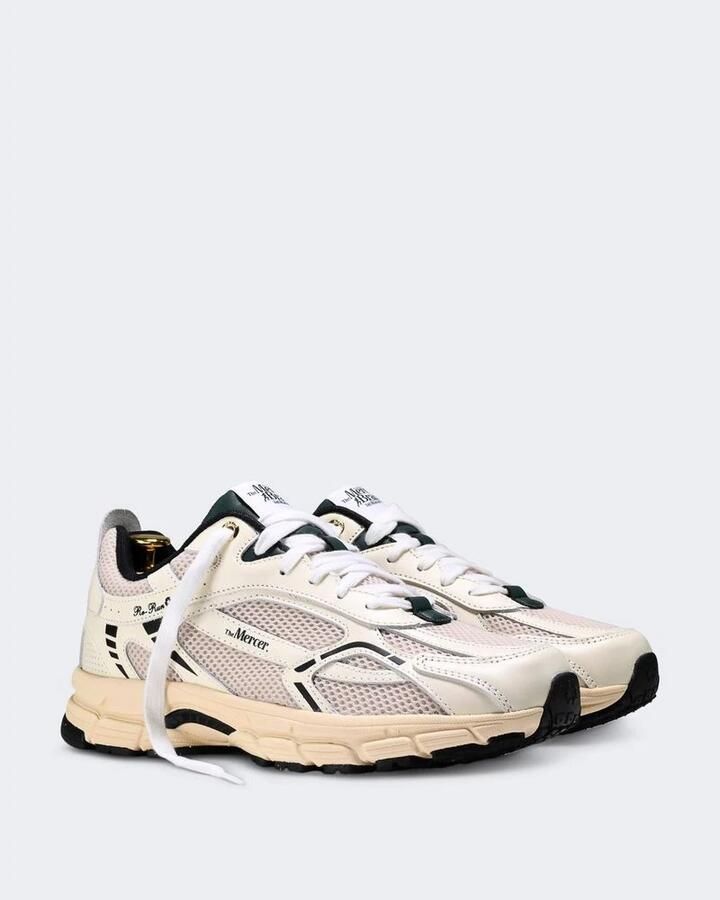 MERCER AMSTERDAM Lage Sneakers The Re-run Classics Leatherlook Beige - Foto 5