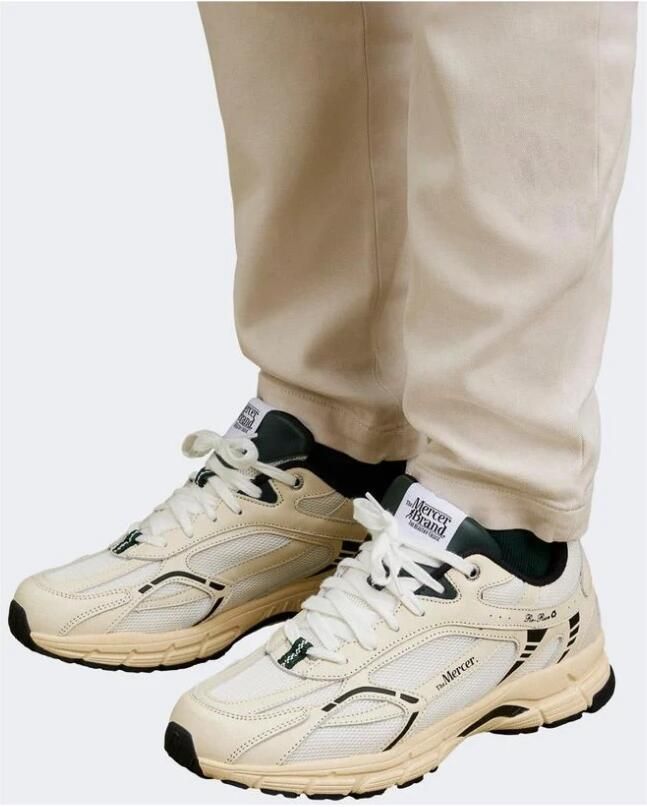 MERCER AMSTERDAM Lage Sneakers The Re-run Classics Leatherlook Beige - Foto 8