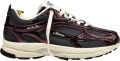 MERCER AMSTERDAM Lage Sneakers Dames The Re-run Cracked Leatherlook - Rood