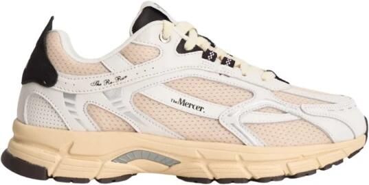 MERCER AMSTERDAM Lage Sneakers The Re-run Vintage M Leer Wit