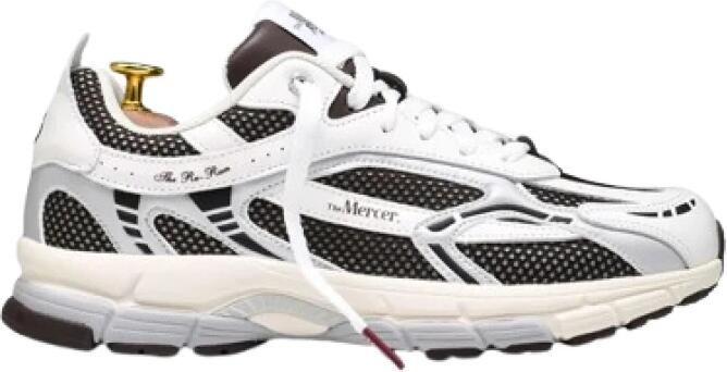 MERCER AMSTERDAM Lage Sneakers The Re-run Leer Wit
