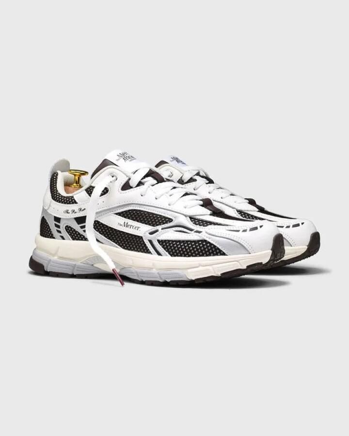 MERCER AMSTERDAM Lage Sneakers The Re-run Leer Wit - Foto 7