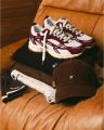 MERCER AMSTERDAM Lage Sneakers The Re-run Vintage Suède Rood - Rood