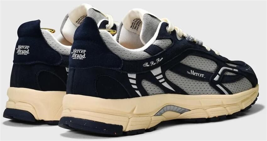 MERCER AMSTERDAM Lage Sneakers Heren The Re-run Vintage M Mesh Blauw - Foto 2