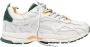 MERCER AMSTERDAM Low-Top Sneakers Dames The Re-Run City Wit Green in wit - Thumbnail 1