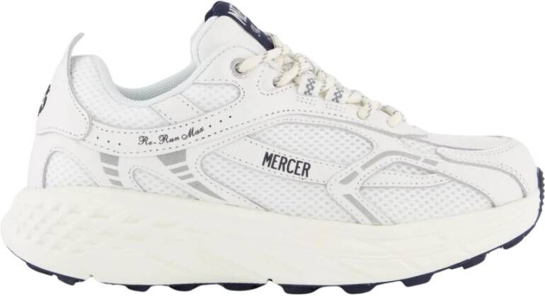 MERCER AMSTERDAM Lage Sneakers The Re-run Max Nappa Maat: 38 Materiaal: Textiel Kleur: Wit