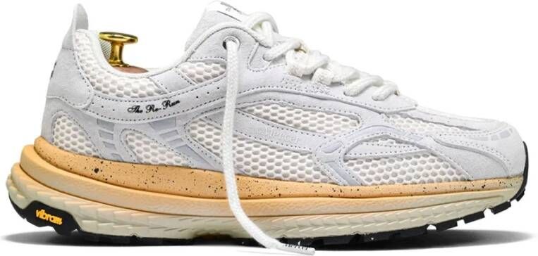 Mercer Amsterdam Retro Running Sneakers Grijs Vibram Nubuck