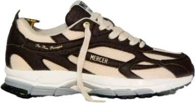 Mercer Amsterdam Mercer The Re-Run Pineapple Sneakers Donkerbruin Me223037 802 Bruin Heren