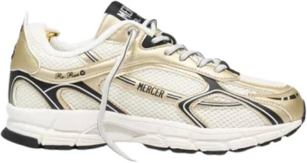 Mercer Amsterdam Stijlvolle Gouden Sneaker met Optimaal Comfort Multicolor Dames