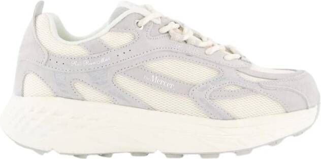 Mercer Amsterdam Suede Grijze Sneakers