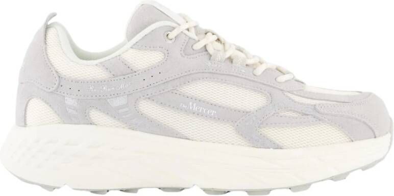 MERCER AMSTERDAM Lage Sneakers The Re-run Max Suede Maat: 37 Materiaal: Suède Kleur: Grijs