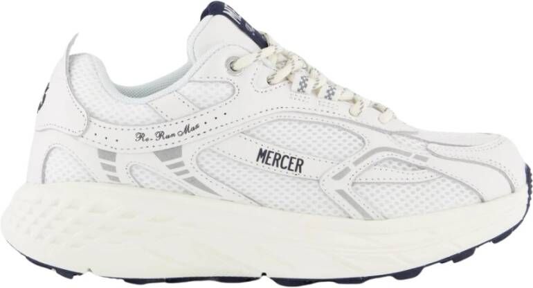 MERCER AMSTERDAM Lage Sneakers Dames The Re-run Max Nappa Maat: 38 Materiaal: Textiel Kleur: Wit