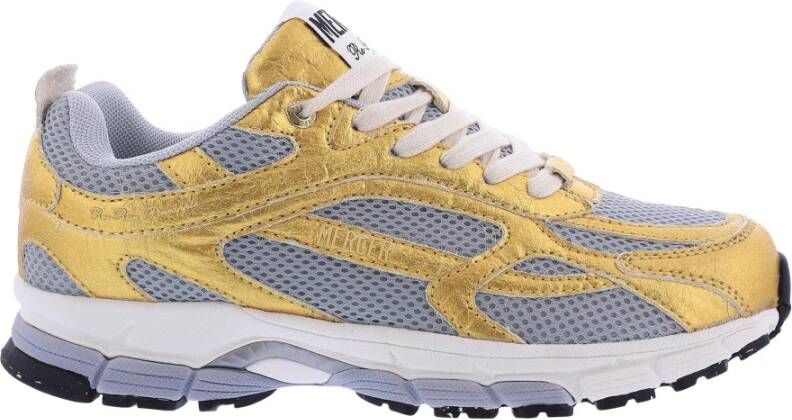 Mercer Amsterdam The Re-Run Pineapple Goud Mesh Lage sneakers Dames - Foto 2