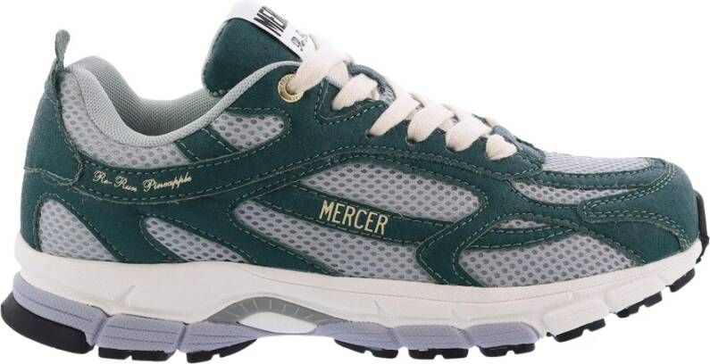 Mercer Amsterdam The Re-Run Pineapple green Groen Mesh Lage sneakers Unisex