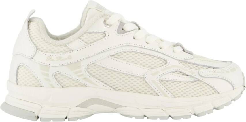 MERCER AMSTERDAM Lage Sneakers Dames The Re-run Vintage Premium Maat: 36 Materiaal: Mesh Kleur: Wit - Foto 3
