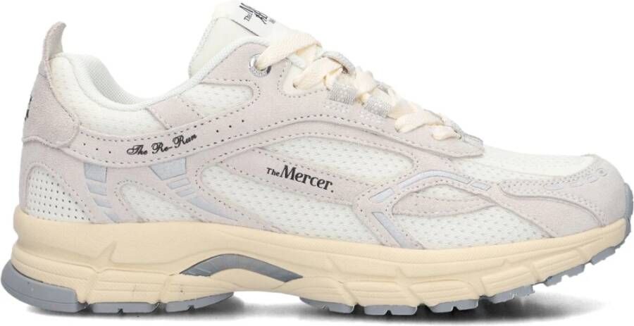 MERCER AMSTERDAM Lage Sneakers The Re-run Vintage Suede Maat: 39 Materiaal: Textiel Kleur: Wit