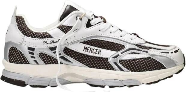 Mercer Amsterdam Wit Zilver Re-Run Sneakers