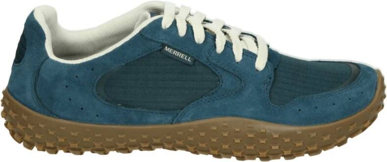 Merrell J032847 WRAPT SNEAKER Vrije tijdsschoenenHeren wandelschoenenWandelschoenenBarefoot Blauw
