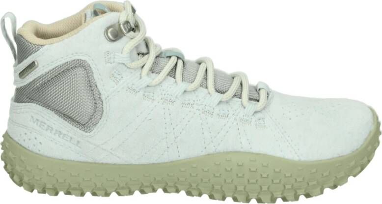 Merrell J008644 WRAPT MID WP Half-hoge schoenenDames wandelschoenenWandelschoenenBarefoot Blauw