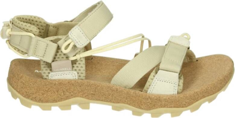 Merrell J008136~SPEED~FUSION~WEB~RMX~~ Sandalen met hak Dames Sandalen Wit beige