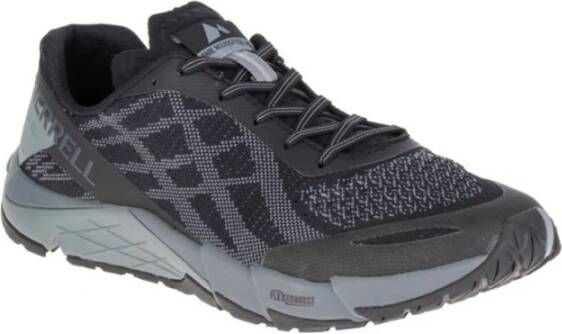 Merrell Bare Access Flex E-Mesh Hardloopschoenen Vrouwen zwart grijs