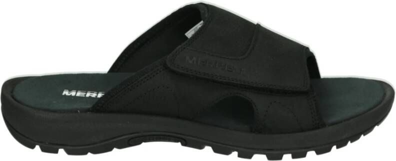 Merrell Zwarte Slide Sandalen