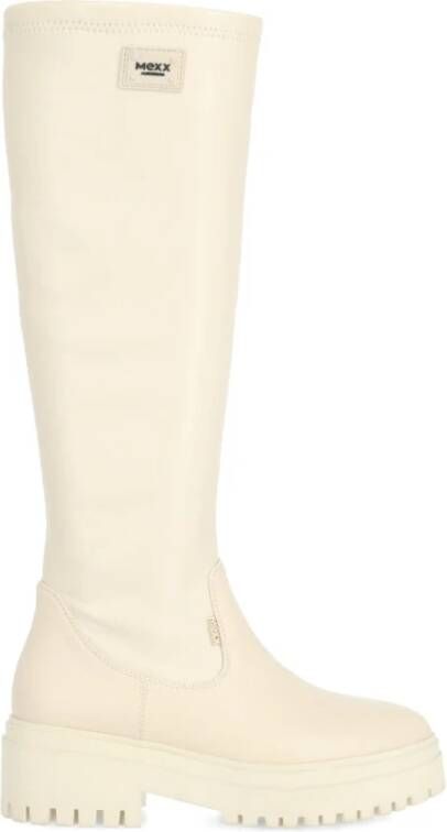 Mexx Beige Hoge Laarzenjes voor vrouwen