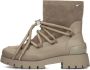 Mexx Enkellaars Pisana Kyoto Donker Beige Vrouwen Dark Beige - Thumbnail 7