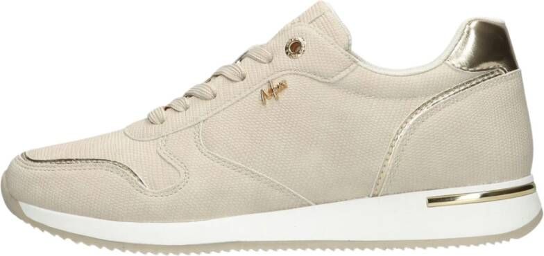 Mexx Beige Reptielenprint Lage Sneakers Beige Dames - Foto 7
