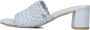 Mexx Blauwe Leren Muiltjes Jalara Blue Dames - Thumbnail 2