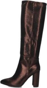 Mexx Bronzen Hoge Laarzen met Metallic Touch