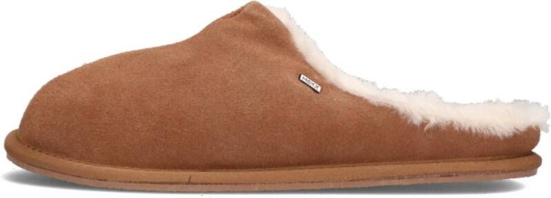 Mexx Cognac Suede Slipper Hero