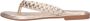 Mexx Joya Teenslippers Zomer slippers Dames Goud - Thumbnail 3