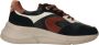 Mexx Sneaker Jilou Black Tan Dames Sneakers - Thumbnail 3