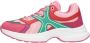 Mexx Loyce Lage sneakers Leren Sneaker Dames Paars - Thumbnail 3
