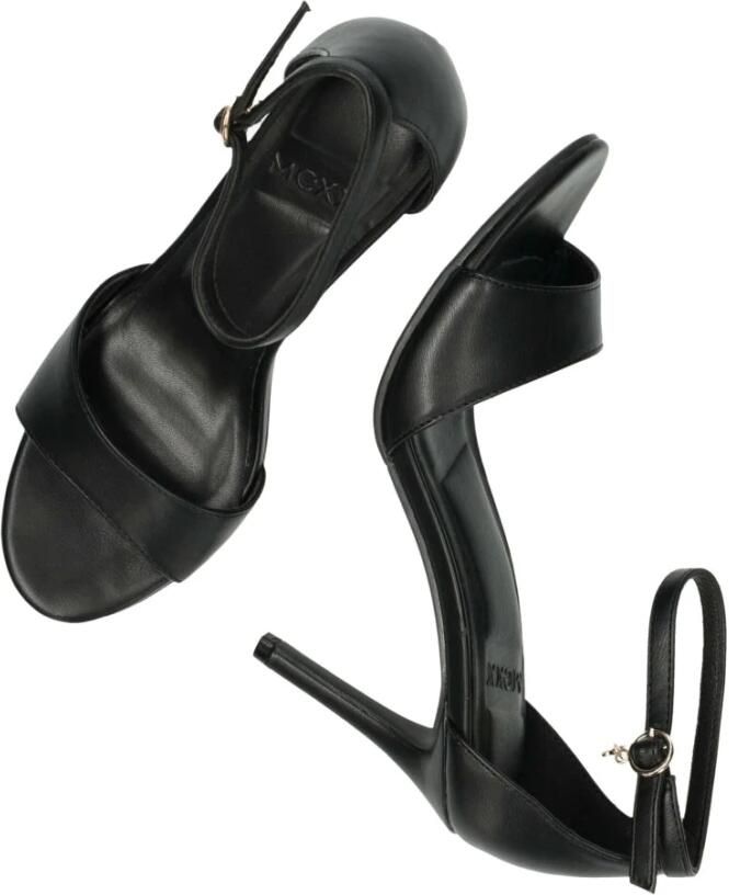 Mexx Leyla Sandalen met hak zwart imitatieleer - Foto 4