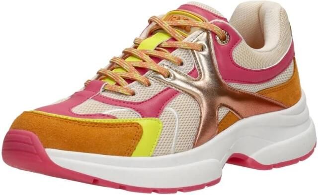 Mexx Loyce Lage sneakers Leren Sneaker Dames Oranje - Foto 6