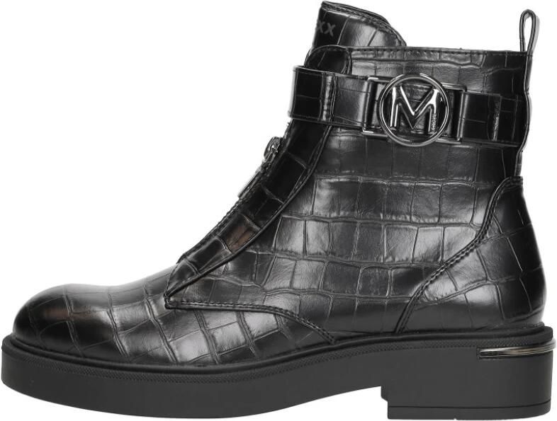 Mexx Micla Kasia Enkellaarsjes Plat Zwart - Foto 2