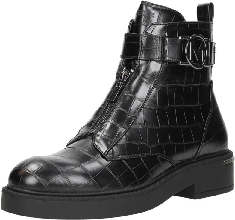 Mexx Micla Kasia Enkellaarsjes Plat Zwart - Foto 3