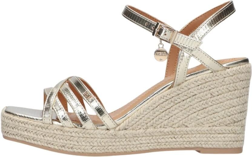 Mexx Noemi Pakina Sandalen Met Sleehak Dames Goudkleurig - Foto 12