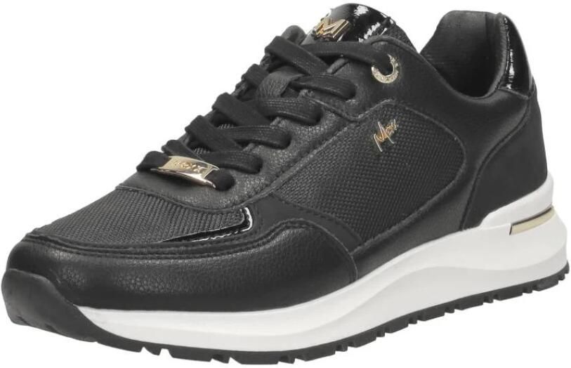Mexx Zwarte Lage Sneakers Nonja Black Dames - Foto 4