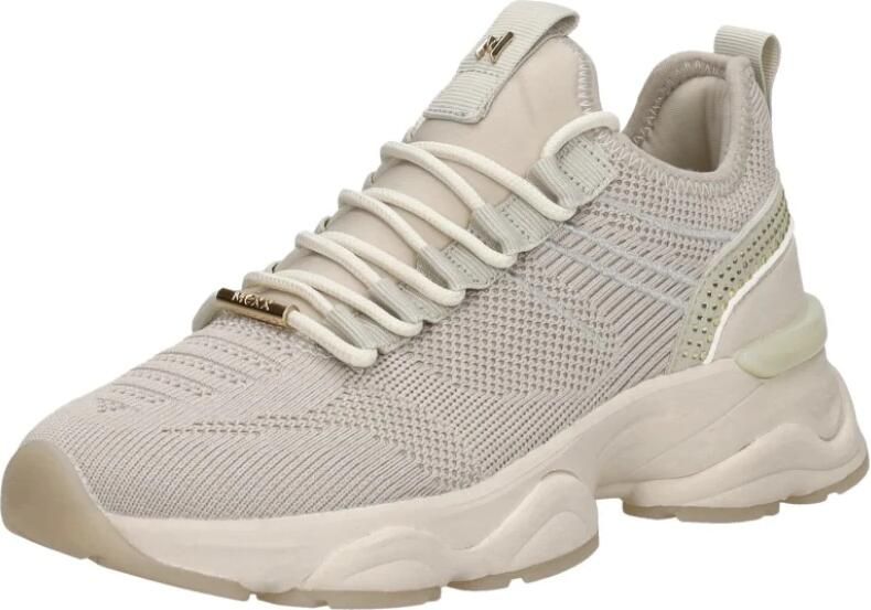 Mexx Beige Lage Sneakers met Strass Details Beige Dames - Foto 6